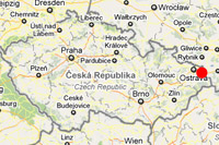 Mapa prodejny v Českém Těšíně